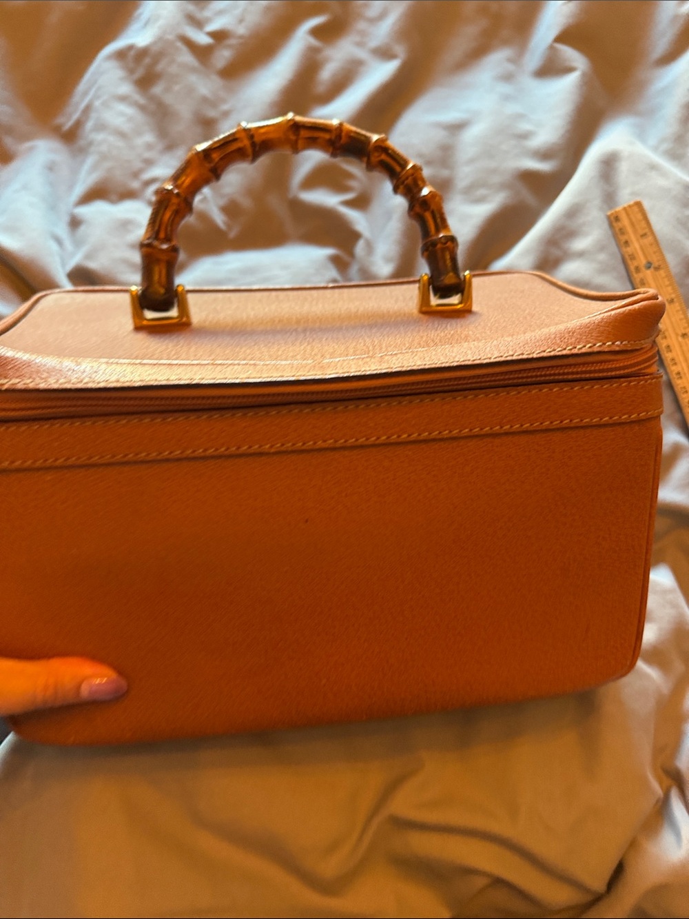 Gucci Vintage Bamboo Vanity Case